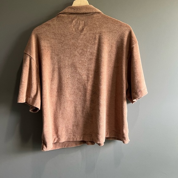 Abercrombie & Fitch Big Lebowski Beige Casual Button Down Shirt - Picture 4 of 6